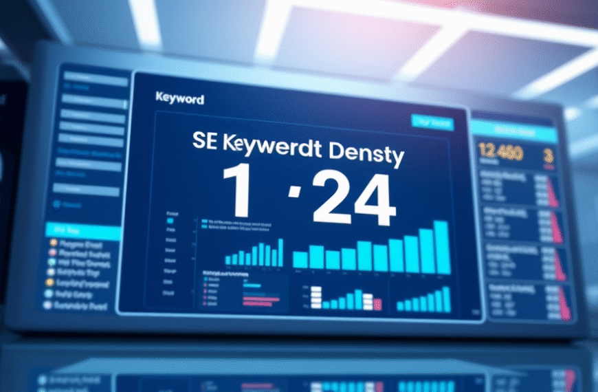 2025년 키워드 밀도 최적화로 SEO 순위 3배 상승 비법 공개