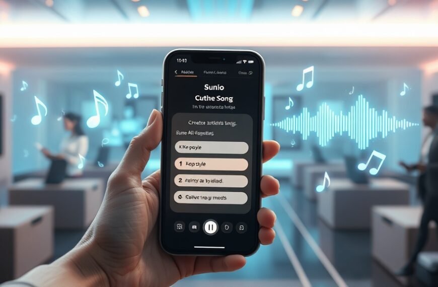 Suno AI 모바일 버전으로 5분 만에 완벽한 노래…