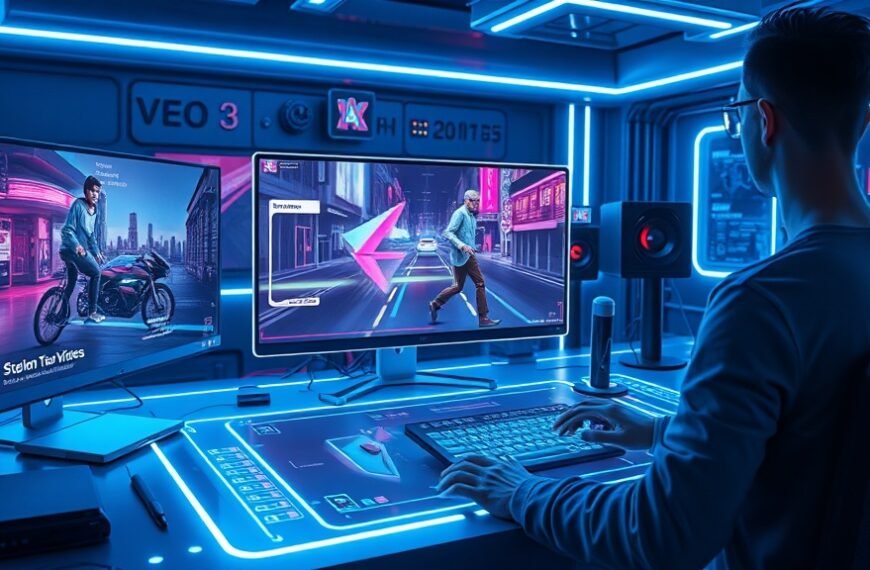 Veo 3 텍스트‑투‑비디오로 2분 만에 영화…