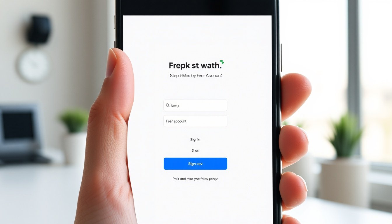 Step-by-step Perplexity AI free account signup screen on mobile device