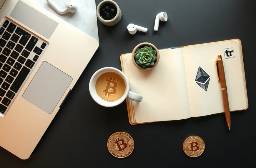 가상화폐 - flat lay of cryptocurrency coins bitcoin and ethereum on dark background with trading chart, digital investment concept