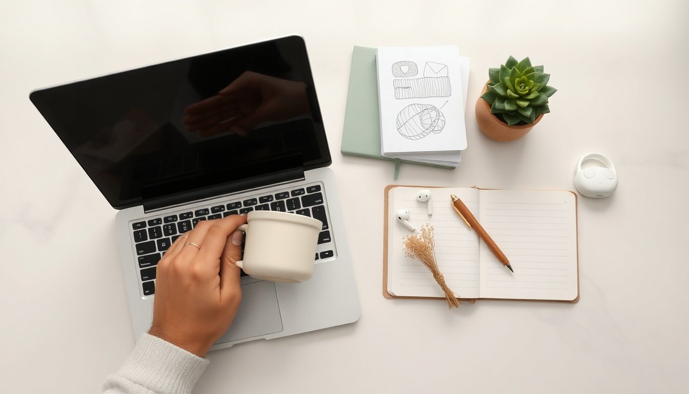 청년 창업 지원금 지원금 - Korean young entrepreneur upper body shot with face visible, reviewing business documents at office desk, natural hands, youth startup support fund