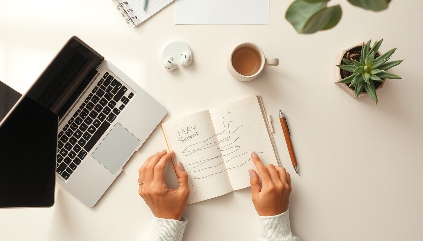 쿠팡서플라이허브 - upper body shot of Korean businessman with face visible, reviewing supply chain documents at office desk, natural hands, Coupang Supply Hub partner concept