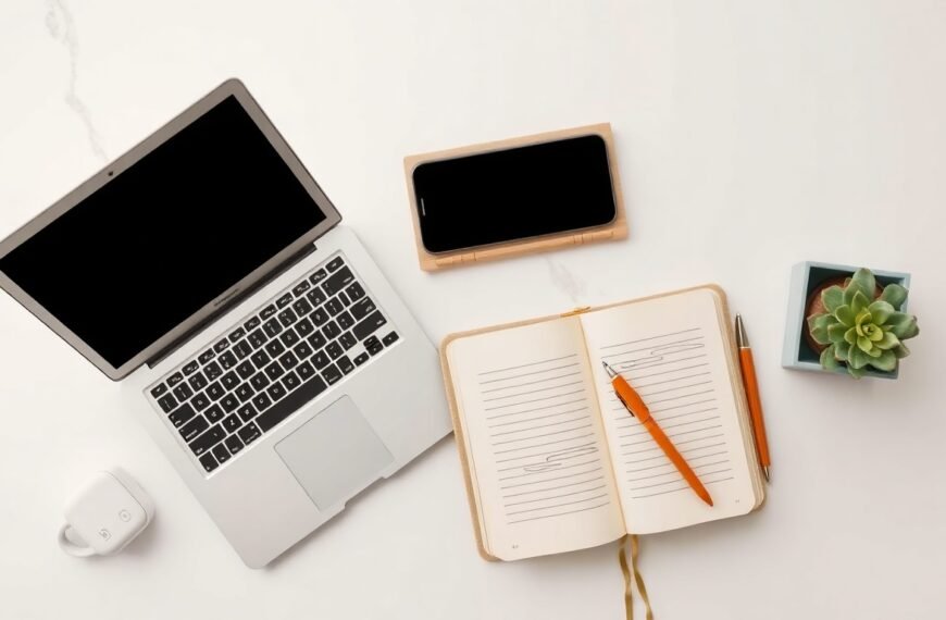 자동 수익 시스템 - flat lay of laptop, smartphone, and passive income concept notebook on white desk with coffee cup, automatic income system