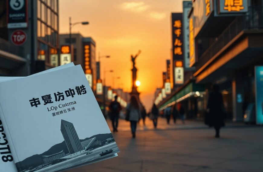 다시 함께 - flat lay of Bucheon city policy documents and Korean government support brochure on white desk, overhead view