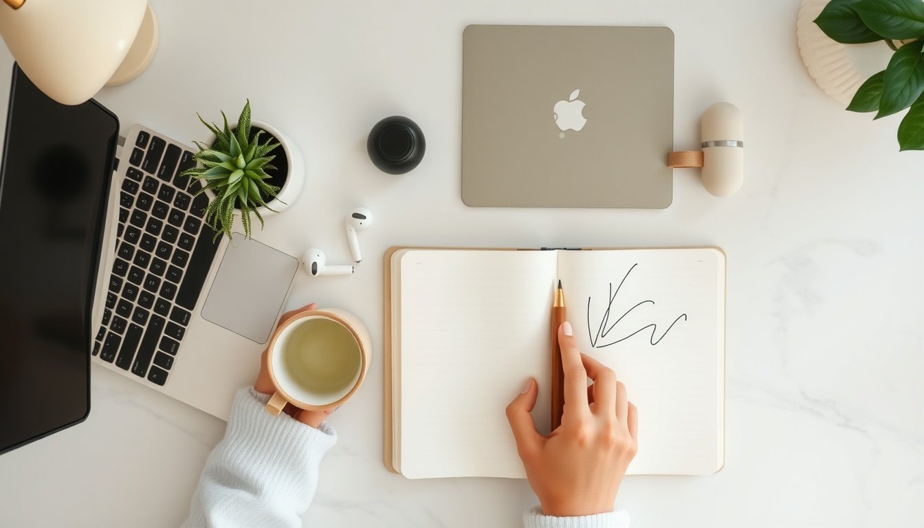 안산 연속특집 - Korean young man upper body shot with face visible, presenting startup business plan in modern coworking space in Ansan, natural hands, entrepreneurship concept