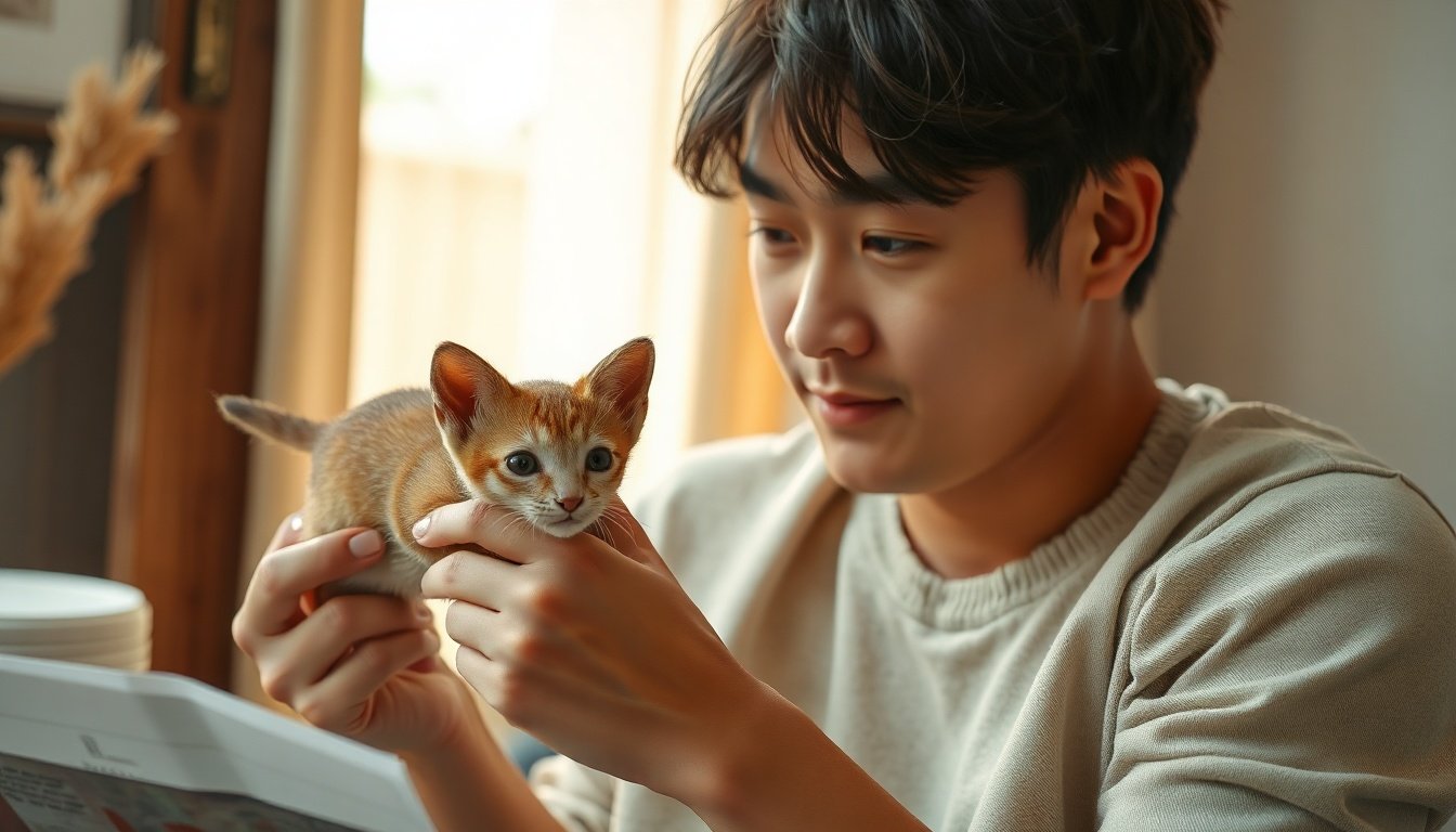 보성군 창업기업 - Korean young entrepreneur upper body shot with face visible, reviewing startup application documents at a desk, natural hands