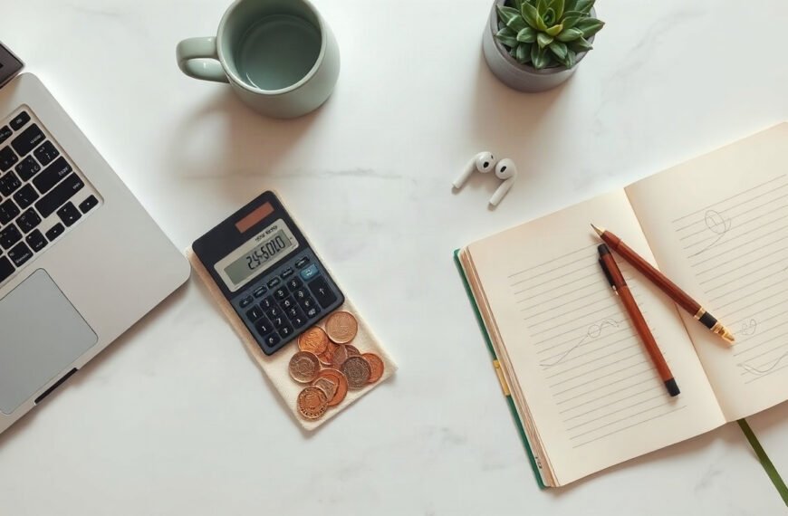 적금 추천 - flat lay of Korean savings passbook, coins, and calculator on white desk, high-yield savings account recommendation concept