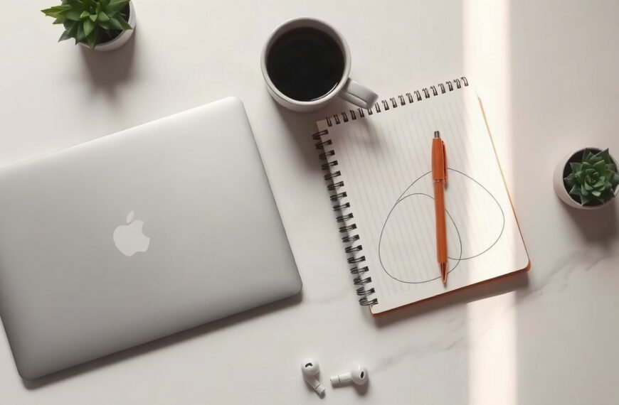 충남신보 월의 - flat lay of startup business documents, notebook, and pen on desk with South Chungnam region map, youth entrepreneur support concept