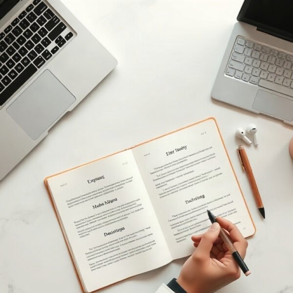 서면 맞는지 - Korean businessman upper body shot with face visible, reviewing AI written legal document on laptop in bright office, natural hands, document review concept