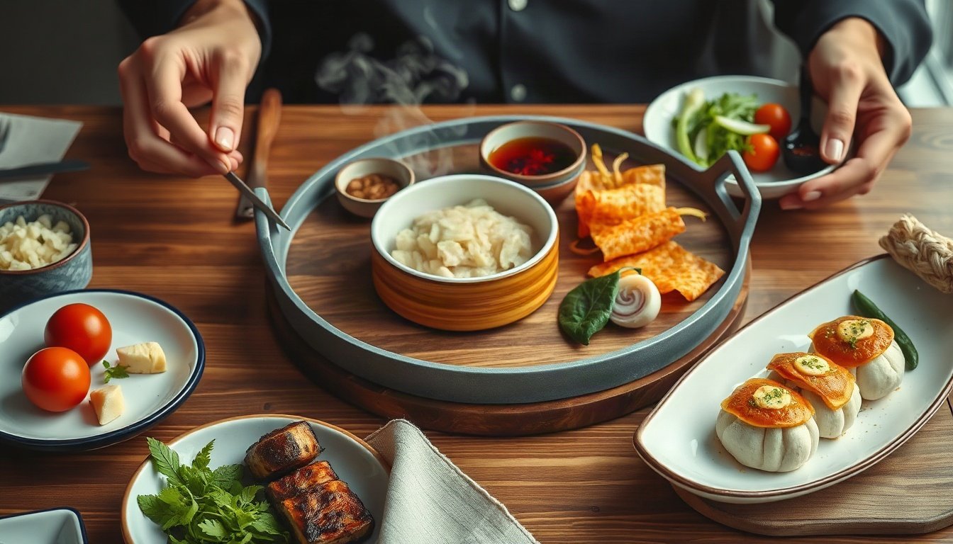 김범석 우아한형제들 - Korean restaurant owner upper body shot with face visible, checking Woowa Brothers Baemin partner dashboard on tablet in small kitchen, natural hands