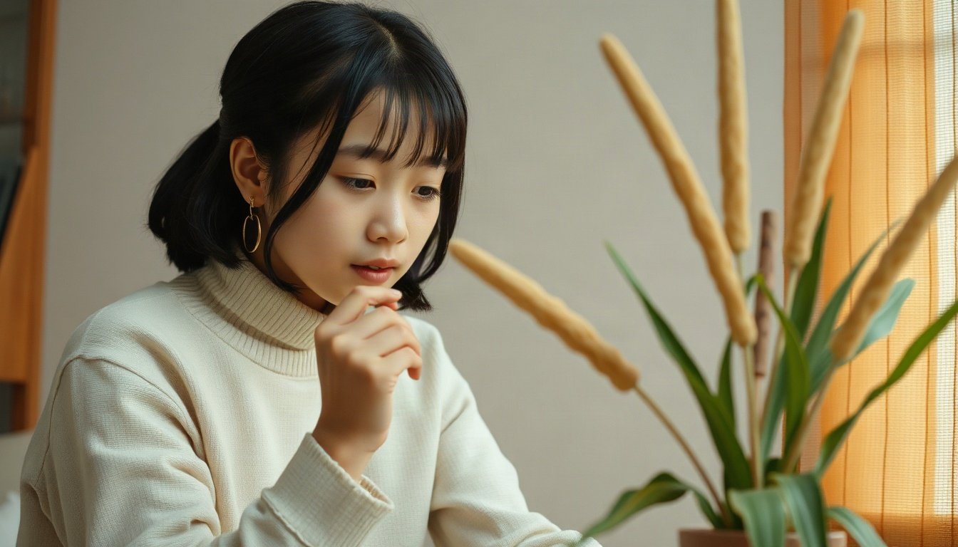 태백시 년부터 - Korean parent and student upper body shot with face visible, checking Taebaek scholarship 2027 application documents at home table, natural hands