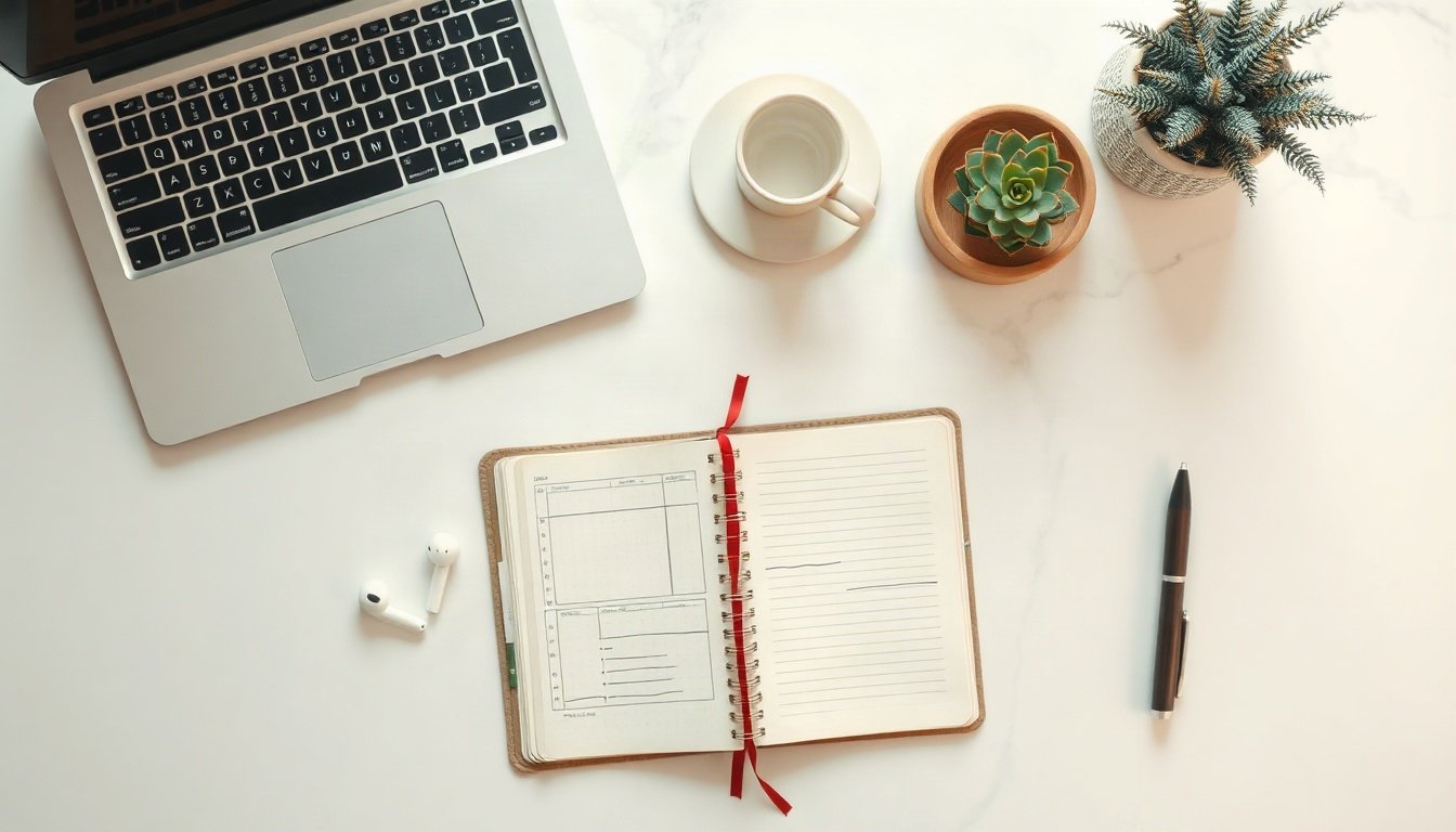 절세 방법 - Korean freelancer upper body shot with face visible, reviewing tax saving methods documents at home office desk, natural hands
